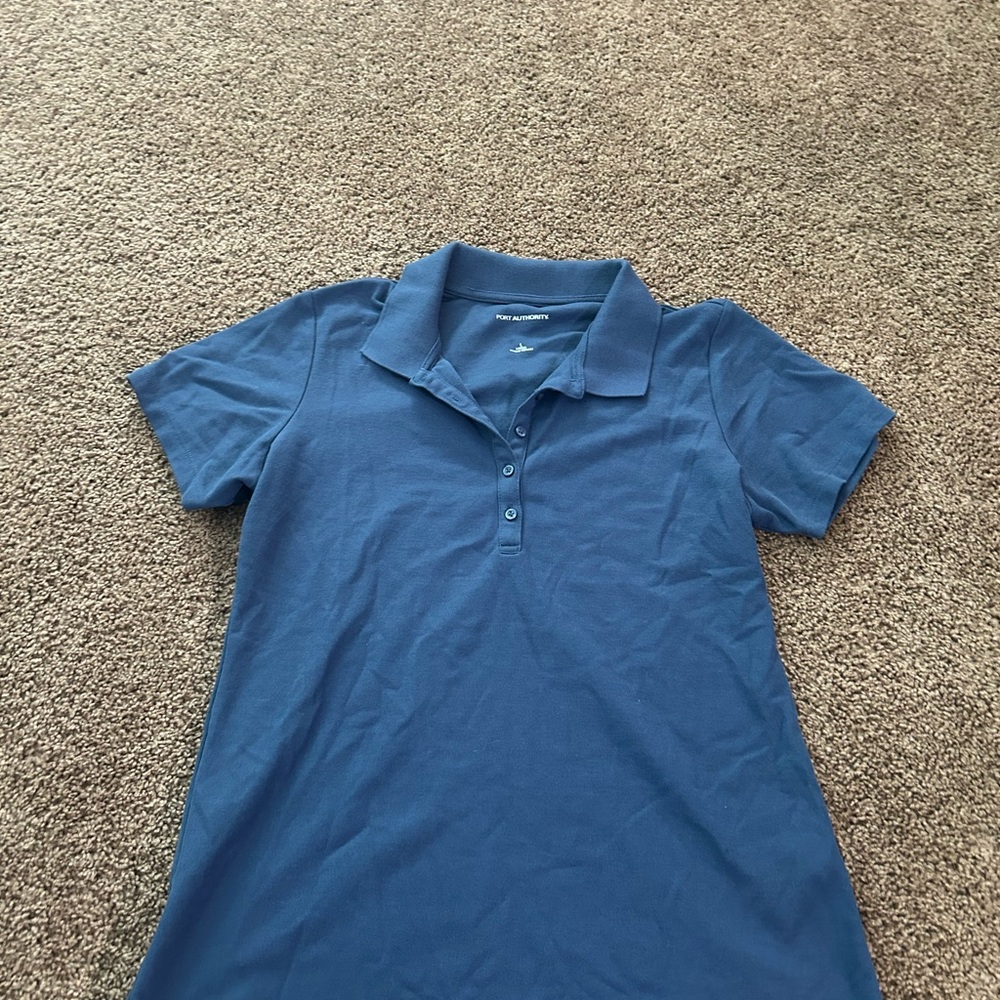 Port Authority Women's Blue Polo Shirt